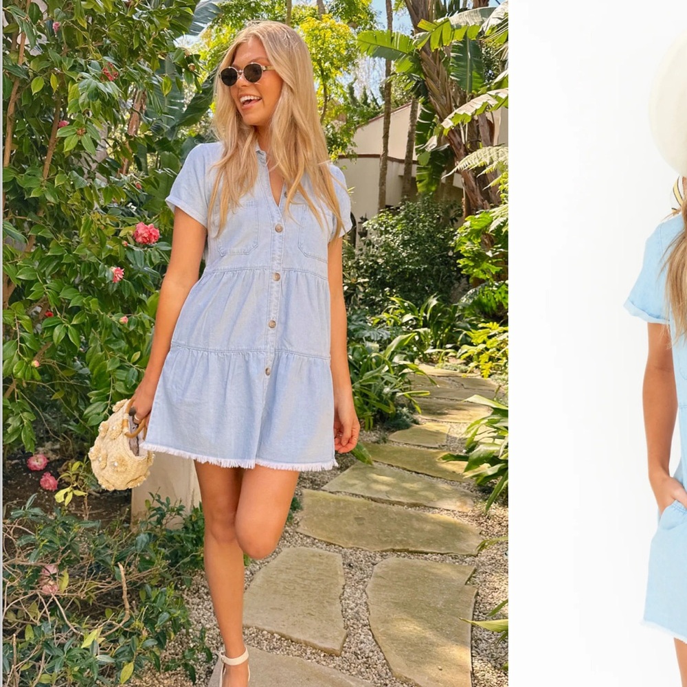 Show Me Your MuMu Birmingham Button-Up Dress NEW WITH TAGS - Picture 1 of 8